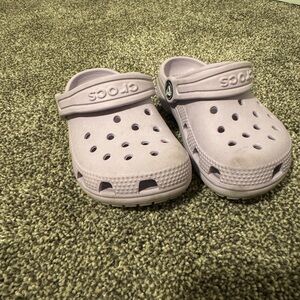 Crocs Kids Classic Clog - light Purple size 8c USED